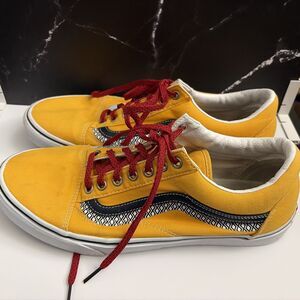 RARE Vans Old Skool ‘Wave’ Saffron Yellow Size 12 Mens Sneaker